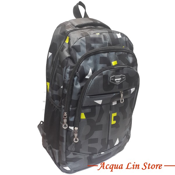 CT268 Sports Travel Leisure Backpack, Black Color