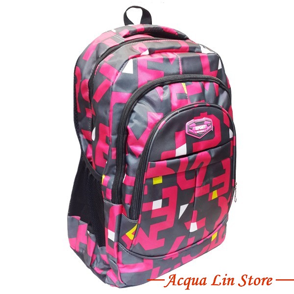 CT268 Sports Travel Leisure Backpack, Pink Color