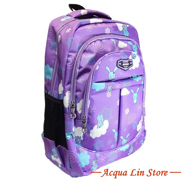 CT406 Sports Travel Leisure Backpack, Violet Color