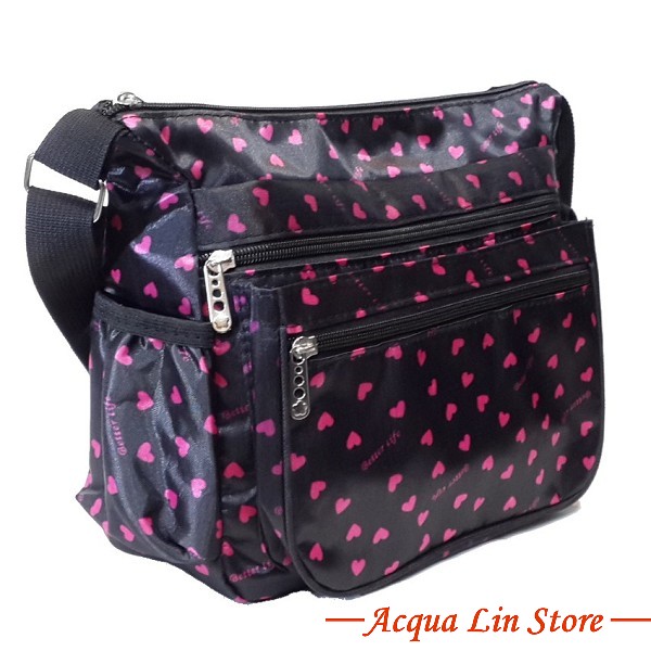 Sling Bag, #009-8, Heart Design