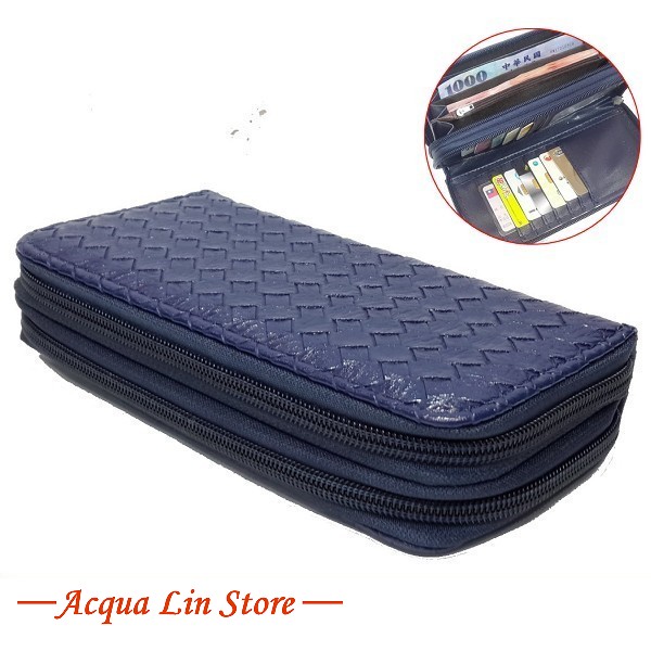 Women Dual Zipper Wallet, item 020_911