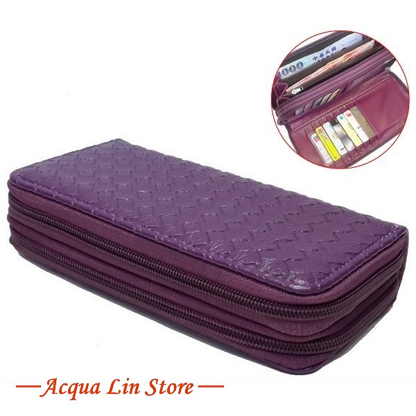 Women Dual Zipper Wallet, item 020_912