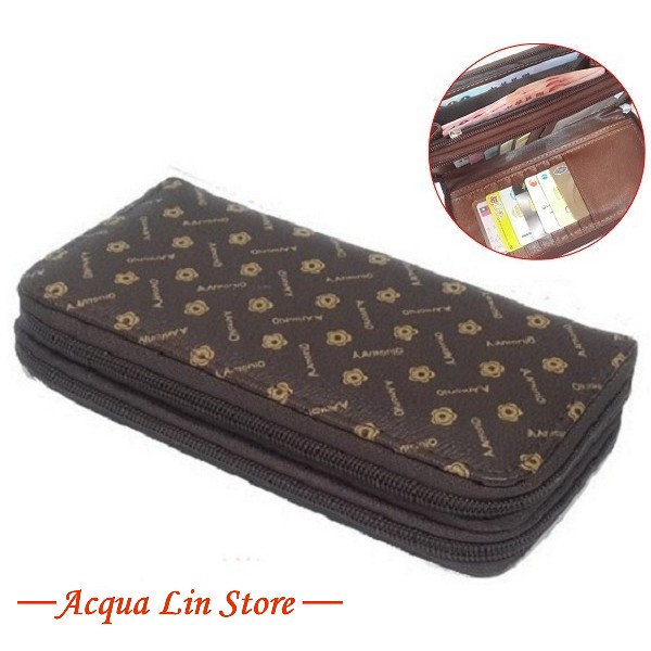 Women Dual Zipper Wallet, item 020_917