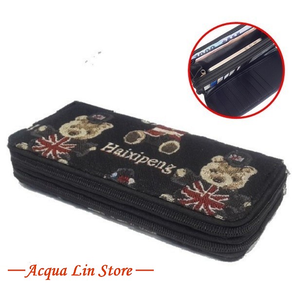 Women Dual Zipper Wallet, item 020_932