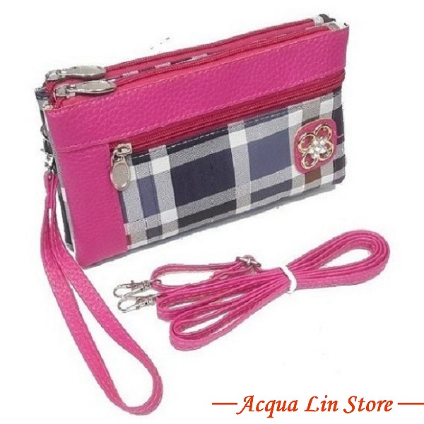 Clutch Bag #6745, Pink Color