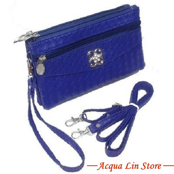 Clutch Bag #6780, Blue Color