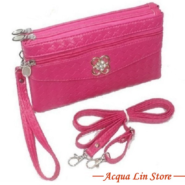 Clutch Bag #6780, Pink Color